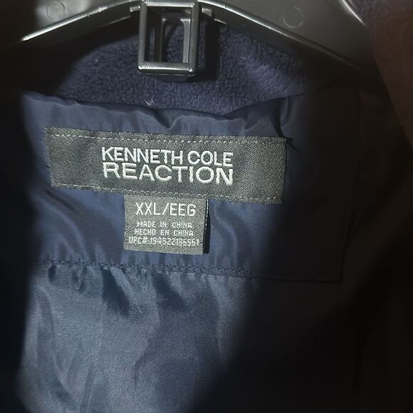 NWOT Women’s Kenneth Cole Reaction XXL navy long down feather coat - Picture 11 of 11